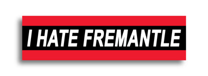 'I HATE ...' Footy Sticker