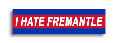 'I HATE ...' Footy Sticker