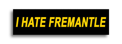 'I HATE ...' Footy Sticker