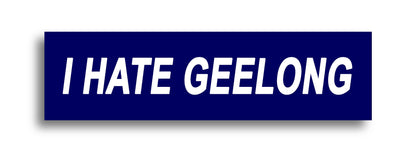 'I HATE ...' Footy Sticker