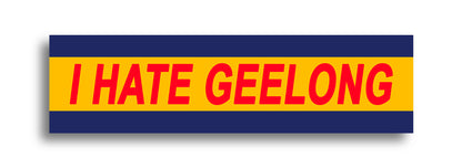 'I HATE ...' Footy Sticker