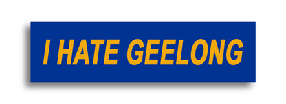 'I HATE ...' Footy Sticker