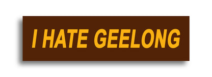 'I HATE ...' Footy Sticker