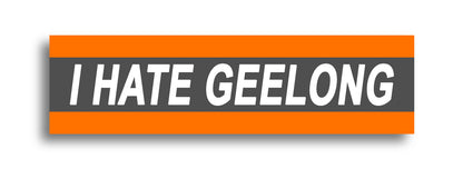 'I HATE ...' Footy Sticker