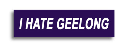 'I HATE ...' Footy Sticker