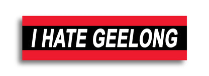 'I HATE ...' Footy Sticker