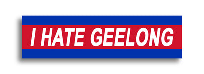 'I HATE ...' Footy Sticker