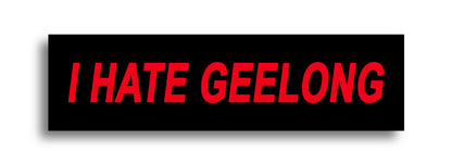 'I HATE ...' Footy Sticker