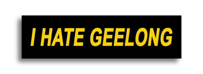 'I HATE ...' Footy Sticker