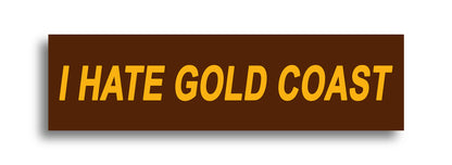 'I HATE ...' Footy Sticker