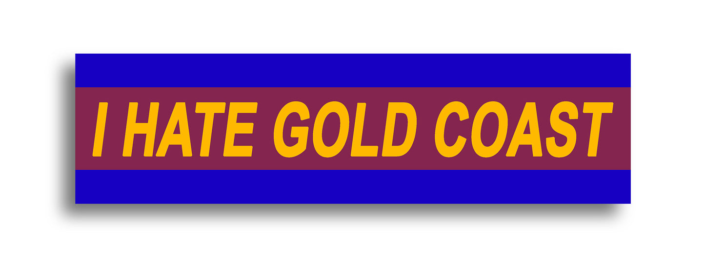 'I HATE ...' Footy Sticker