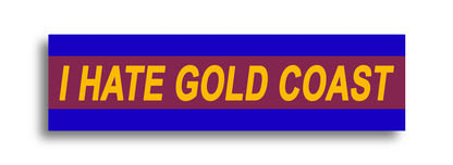 'I HATE ...' Footy Sticker