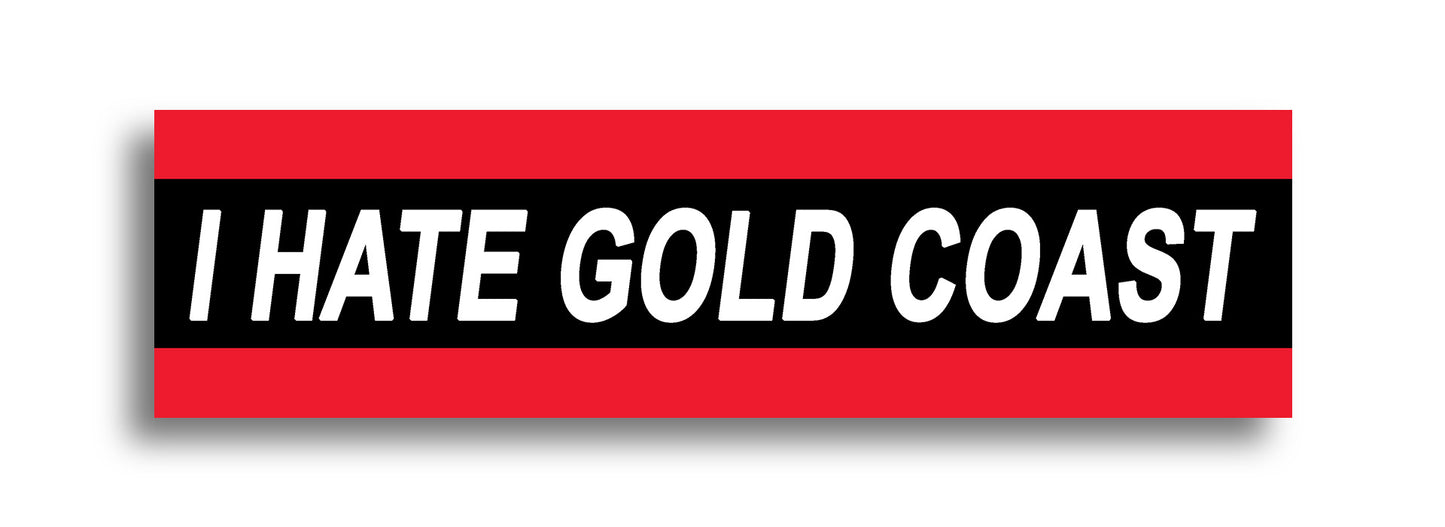 'I HATE ...' Footy Sticker