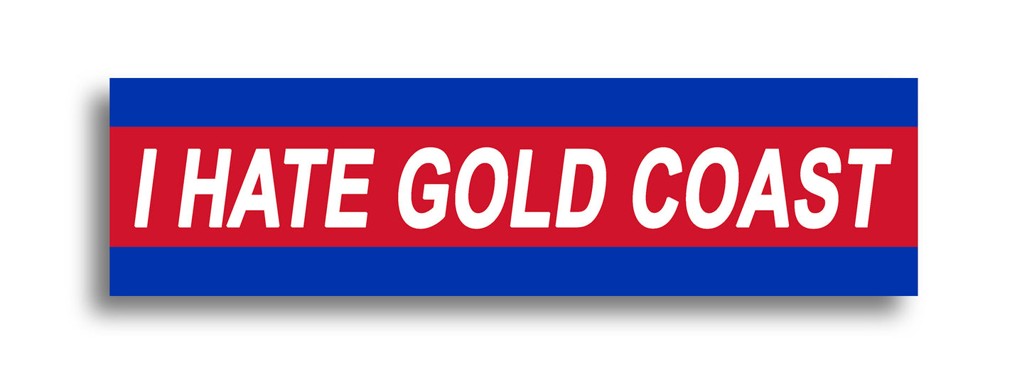 'I HATE ...' Footy Sticker