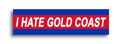 'I HATE ...' Footy Sticker