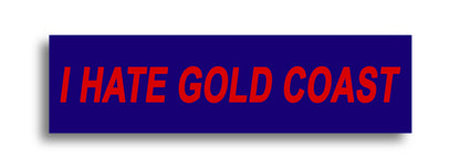 'I HATE ...' Footy Sticker