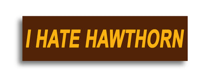 'I HATE ...' Footy Sticker