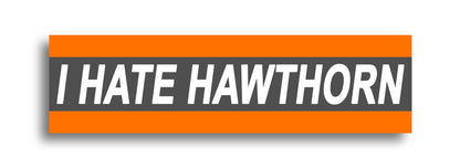 'I HATE ...' Footy Sticker