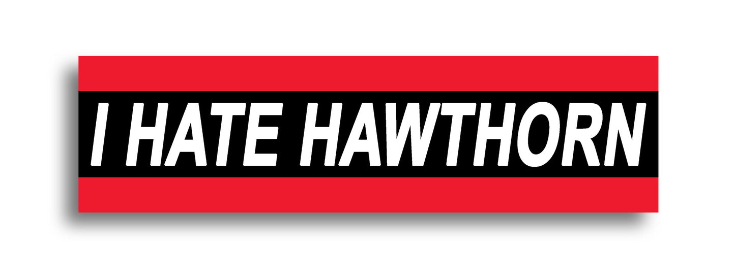 'I HATE ...' Footy Sticker