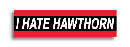 'I HATE ...' Footy Sticker