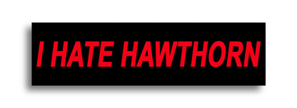 'I HATE ...' Footy Sticker