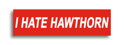 'I HATE ...' Footy Sticker