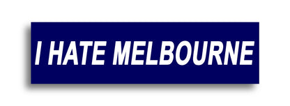 'I HATE ...' Footy Sticker