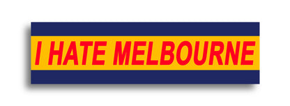 'I HATE ...' Footy Sticker