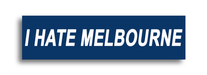 'I HATE ...' Footy Sticker