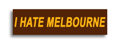 'I HATE ...' Footy Sticker