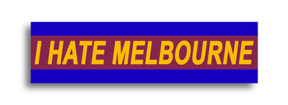 'I HATE ...' Footy Sticker