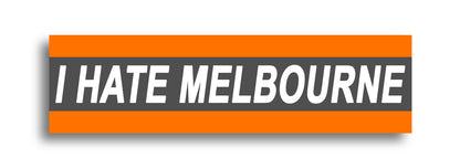 'I HATE ...' Footy Sticker