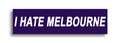 'I HATE ...' Footy Sticker