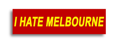 'I HATE ...' Footy Sticker