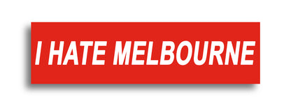 'I HATE ...' Footy Sticker