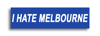 'I HATE ...' Footy Sticker