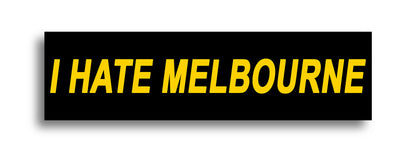 'I HATE ...' Footy Sticker