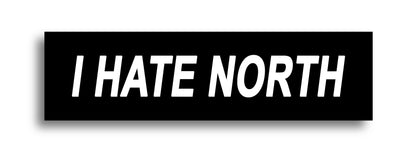 'I HATE ...' Footy Sticker