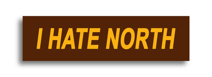 'I HATE ...' Footy Sticker