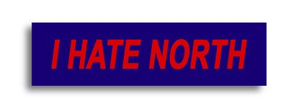 'I HATE ...' Footy Sticker