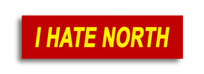 'I HATE ...' Footy Sticker