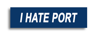 'I HATE ...' Footy Sticker