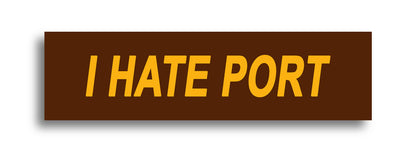 'I HATE ...' Footy Sticker