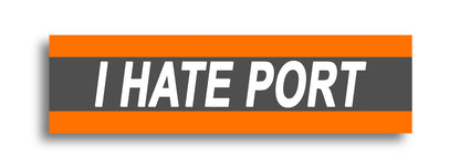 'I HATE ...' Footy Sticker