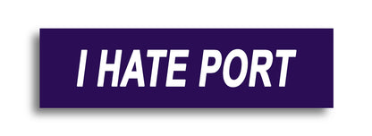 'I HATE ...' Footy Sticker