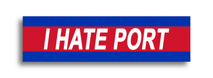 'I HATE ...' Footy Sticker