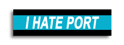 'I HATE ...' Footy Sticker