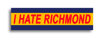 'I HATE ...' Footy Sticker