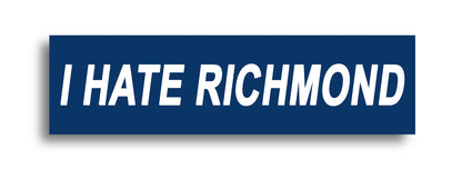 'I HATE ...' Footy Sticker