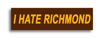 'I HATE ...' Footy Sticker